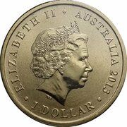 1 Dollar - Elizabeth II 4th Portrait - Queen Elizabeth II 60th Anniversary obverse image