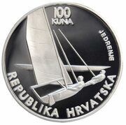 100 Kuna Olympics; Sailing and Paralympic obverse image