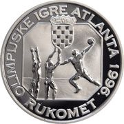 150 Kuna Olympics; Gymnastics and Handball reverse image