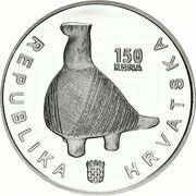 150 Kuna Vukovar, Croatia, 1997 reverse image