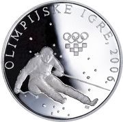 150 Kuna 2006 Winter Olympics - Italy, Croatia, 2005 reverse image