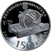 150 Kuna Nikola Tesla obverse image