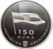 150 Kuna 25th Anniversary of the military and police operations Flash obverse image