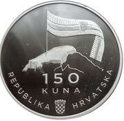 150 Kuna 25th Anniversary of the military and police operations Storm obverse image