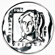 200 Kuna Katarina Zrinska, Croatia, 1999 reverse image