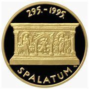 1000 Kuna City of Split, Croatia, 1995 reverse image