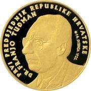 1000 Kuna Franjo Tuđman, Croatia, 1997 reverse image