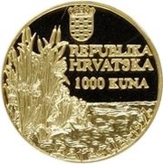 1000 Kuna Crna Roda obverse image