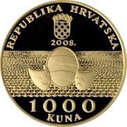 1000 Kuna Marin Držić obverse image