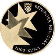 1000 Kuna EU Membership obverse image