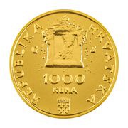 1000 Kuna Alka Tournament obverse image