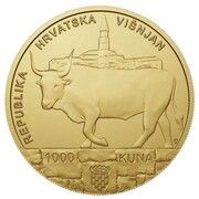 1000 Kuna Višnjan Observatory obverse image