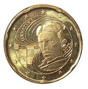 20 Euro Cents 2nd map obverse image