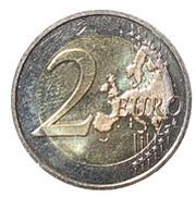 2 Euro 2nd map reverse image