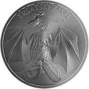 4 Euro Trsat dragon obverse image