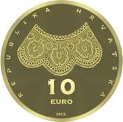 10 Euros Lace-making in Croatia obverse image