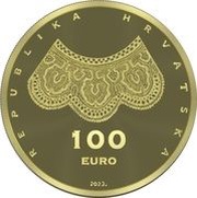 100 Euros Lace-making in Croatia obverse image