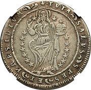 ½ Scudo, Croatia, 1708-1750 reverse image