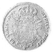 ½ Thaler Poluvižlin, Croatia, 1747-1748 reverse image