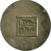 4 Francs, 60 Centimes, 1 Ounce French siege coinage reverse image