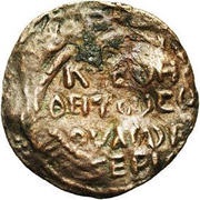 Follis - Roger of Salerno Mary praying - 2d type reverse image