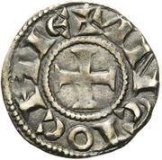 Denier - Raymond de Poitiers Beardless reverse image