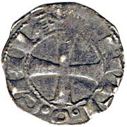 1 Denier - Bohemond III, Minority reverse image