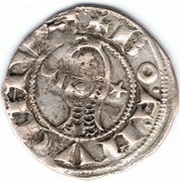 Denier à la Tête Casquée Classe B Bohemond III Majorité obverse image