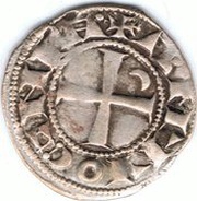 Denier à la Tête Casquée Classe B Bohemond III Majorité reverse image