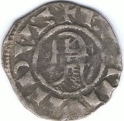 Denier à la Tête Casquée Classe H Bohemond III Majorité obverse image