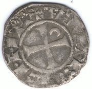 Denier à la Tête Casquée Classe H Bohemond III Majorité reverse image