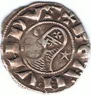 Denier à la Tête Casquée Classe E Bohemond III Majorité obverse image