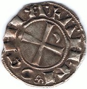 Denier à la Tête Casquée Classe E Bohemond III Majorité reverse image