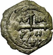 Follis au Buste du Christ Nimbé Tancred 3éme Type, Crusader and Christian states in the Eastern Mediterranean, 1104-1112 reverse image