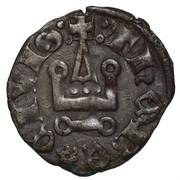 Denier - William I de la Roche Thebes mint reverse image