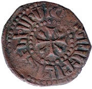 1 Kardez - Hetoum I dotted border; seated on bench type, Crusader and Christian states in the Eastern Mediterranean, 1226-1270 reverse image