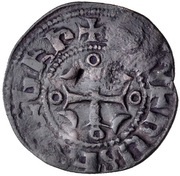 Silver coin - Leo I, Crusader and Christian states in the Eastern Mediterranean, 1187-1198 reverse image