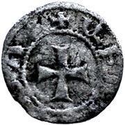 1 Denier - Leo V Lusignan reverse image