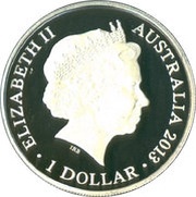 1 Dollar - Elizabeth II 4th Portrait - 20th Anniversary Kangaroo Series obverse image