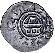 Denier - Guy de Lusignan, Crusader and Christian states in the Eastern Mediterranean, 1192-1194 reverse image