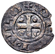 Denier - Guy de Lusignan obverse image