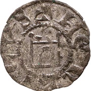 Denier - Henry I, Crusader and Christian states in the Eastern Mediterranean, 1218-1253 reverse image