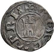 Denier - Henry I, Crusader and Christian states in the Eastern Mediterranean, 1218-1253 reverse image