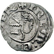 Denier - Henry II second reign, Crusader and Christian states in the Eastern Mediterranean, 1310-1324 reverse image