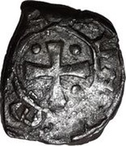 Denier - Peter II, Crusader and Christian states in the Eastern Mediterranean, 1369-1382 reverse image