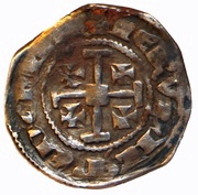 ½ Gros - Hugh IV no field marks reverse image