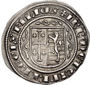 1 Gros - Amaury Famagusta mint, Crusader and Christian states in the Eastern Mediterranean, 1310 reverse image