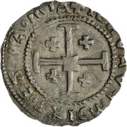 1 Gros - Catherine Cornaro, Crusader and Christian states in the Eastern Mediterranean, 1474-1489 reverse image