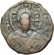 Follis - Baldwin II Christ halo - Heavy type obverse image