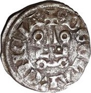 Denier Tournois - Isabella, Crusader and Christian states in the Eastern Mediterranean, 1297-1301 reverse image